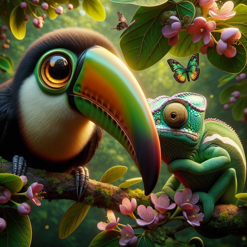 "Watch Your Beak Mate!"