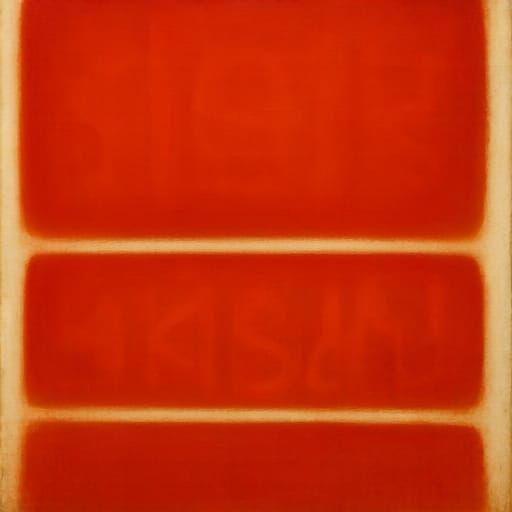 Abstract Expressionist Artwork in Mark Rothko Style
