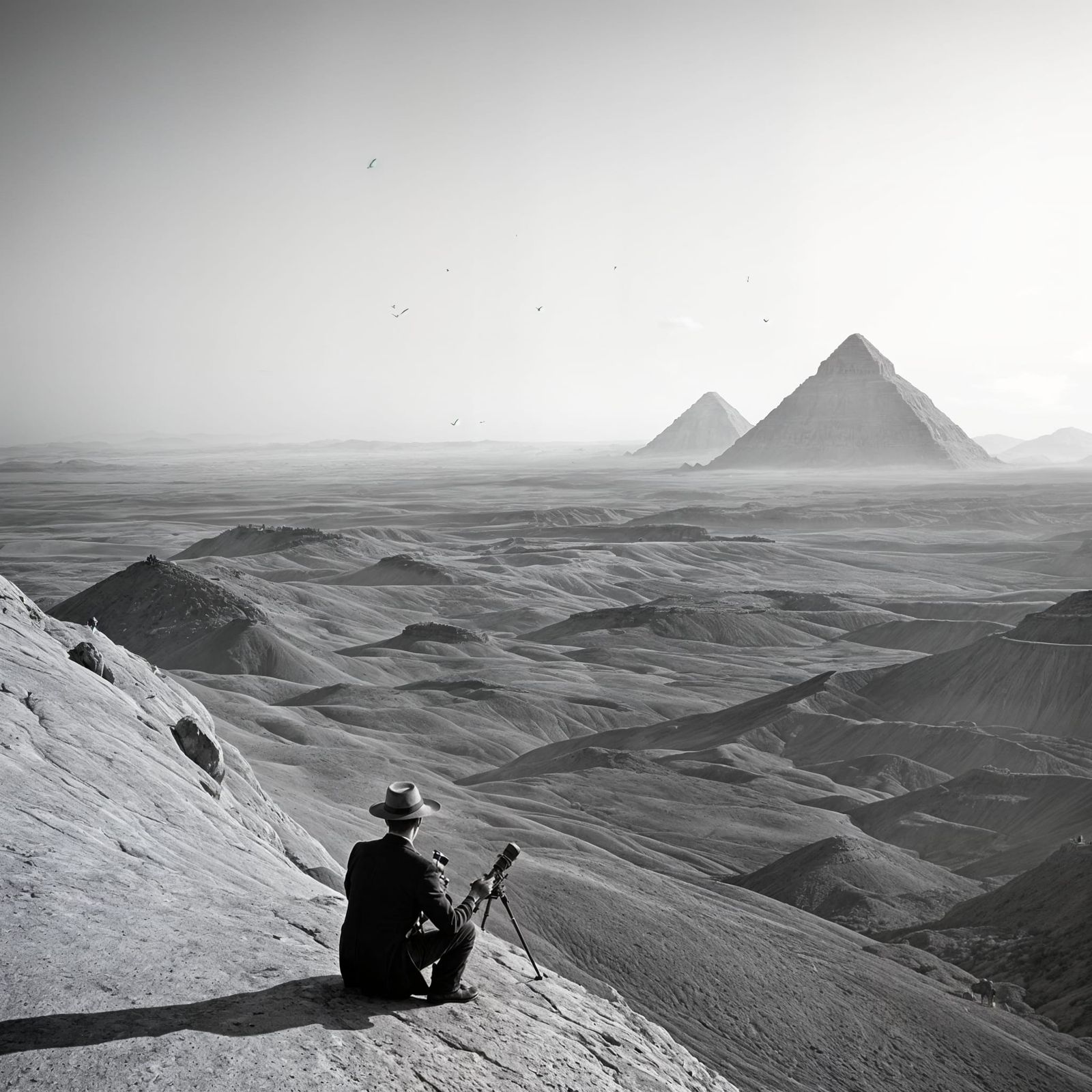 Archaeologist Discovers Ancient Pyramids in Golden Desert Li...