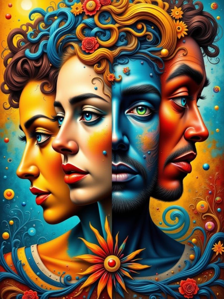 Surreal image of....