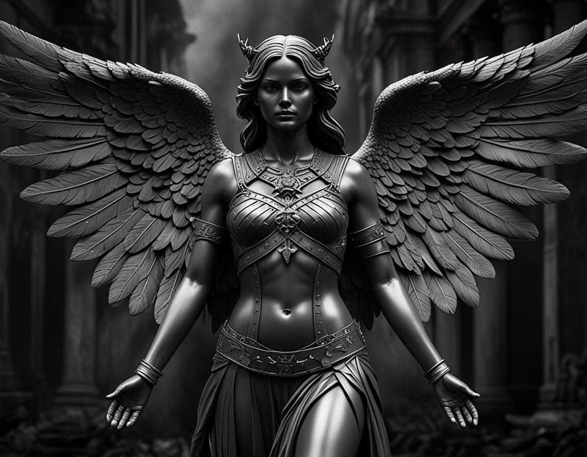 Nitram Charcoal Artistry democracy angel