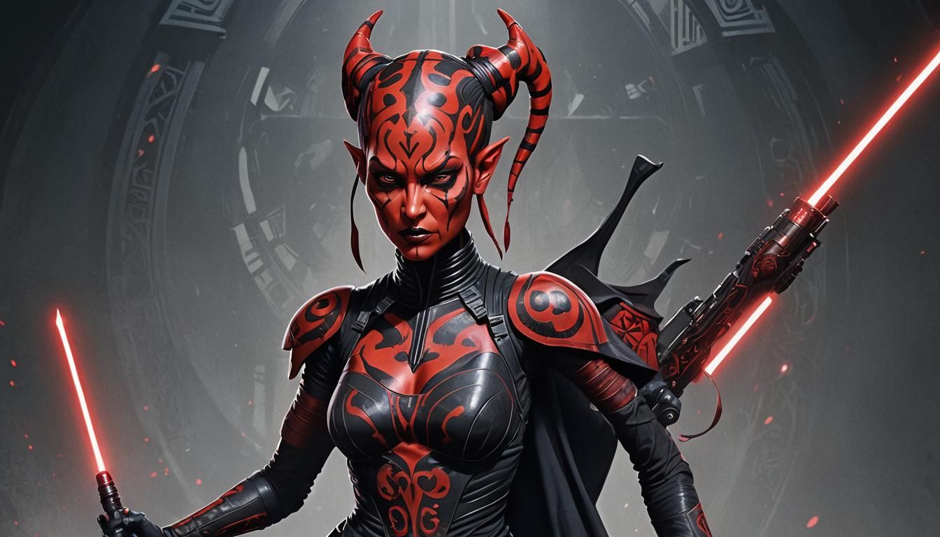 Darth Talon Sith Assassin Concept Art Portrait