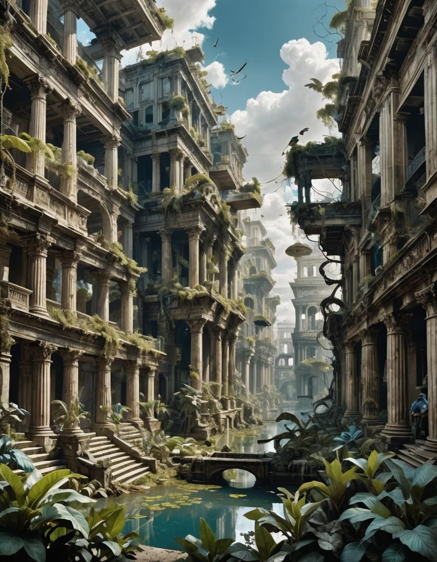 Cosmic City Integrated with Nature: Magical Realism