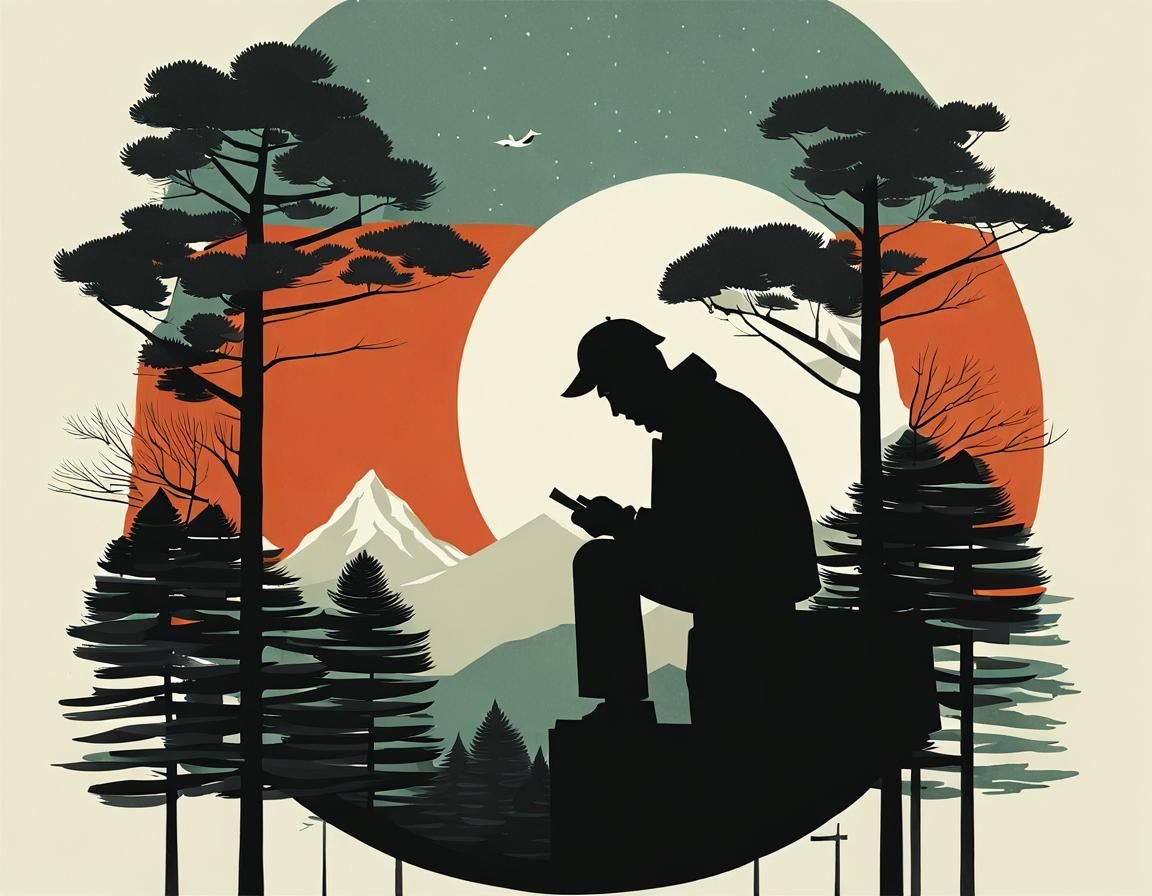 Minimalist Illustration in Gottardo Style