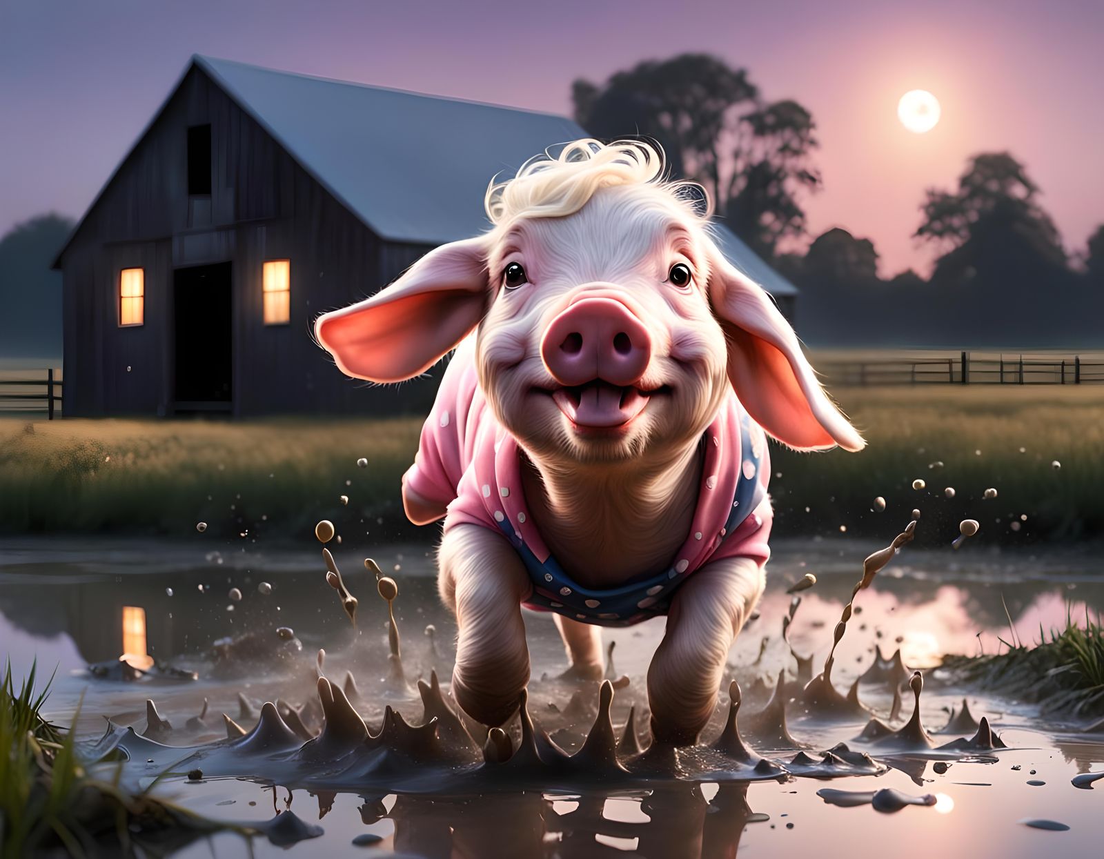 My "Pig" Girl Jammies