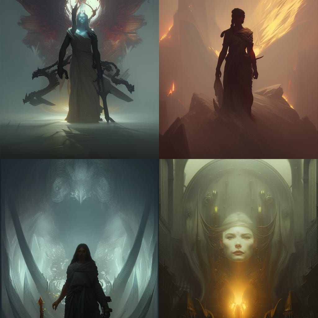 God of Fear: Dark Fantasy Concept Art