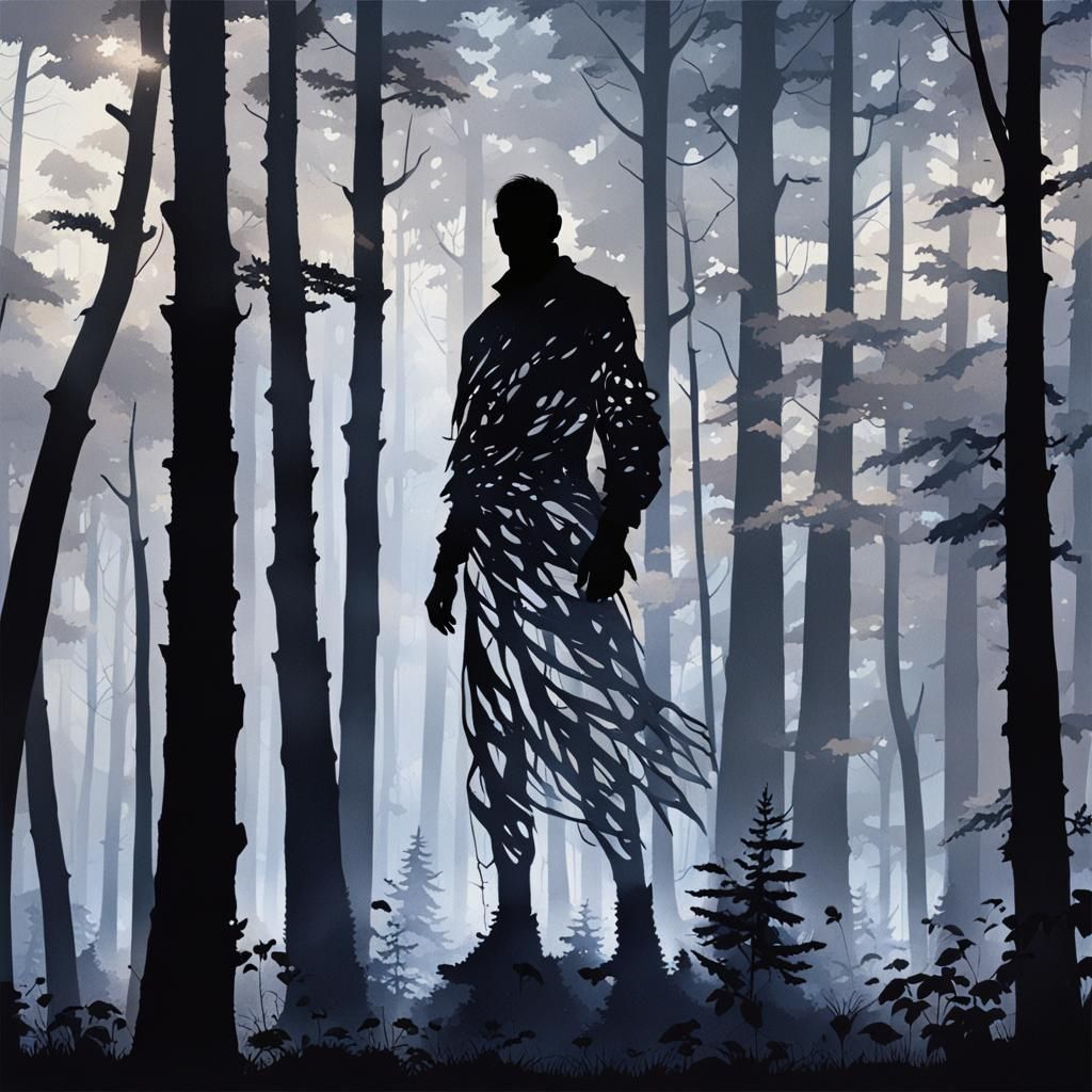 Loran Hawke Portrait in Dense Forest Lighting