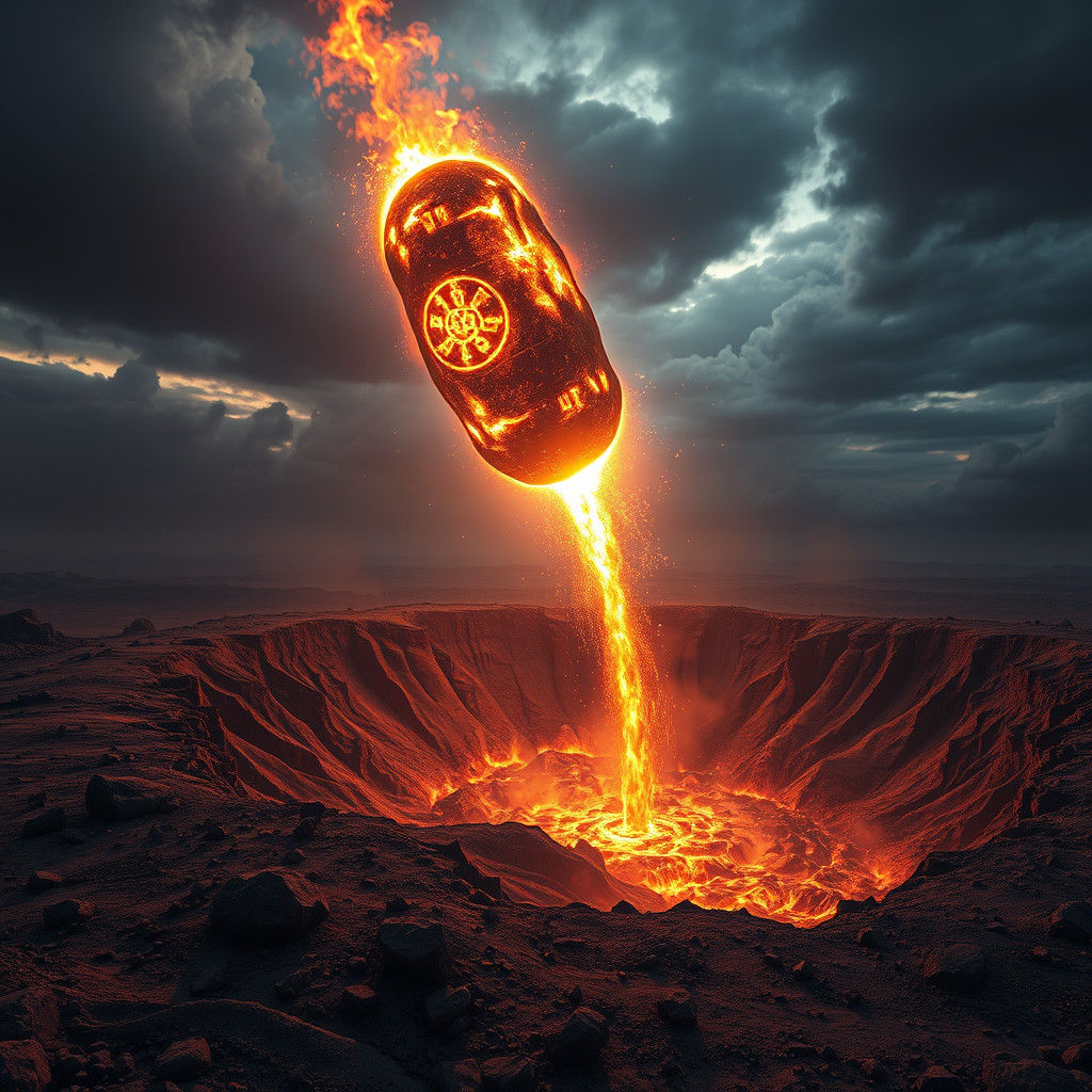 Meteorite Crash Creates Massive Crater