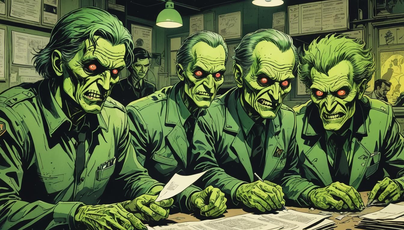 Grotesque Feast: Polish School Comic in Sci-Fi Horror Style