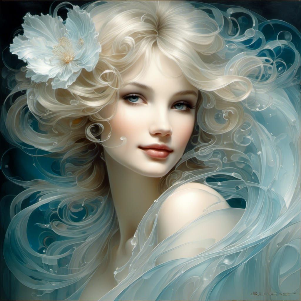 The Woman of the White Flower