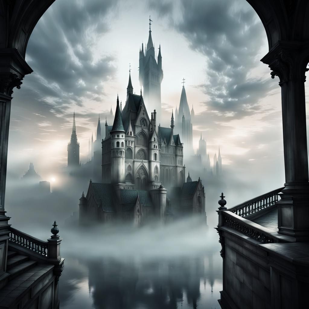 Ethereal City of Haunting Beauty