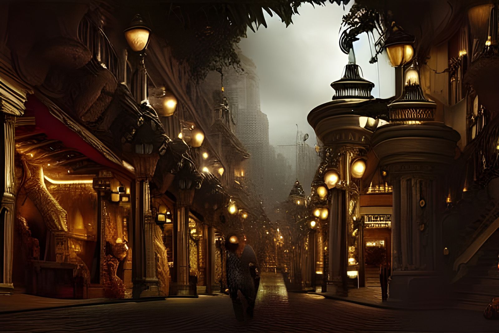 Cinematic Digital Painting of Bananarama