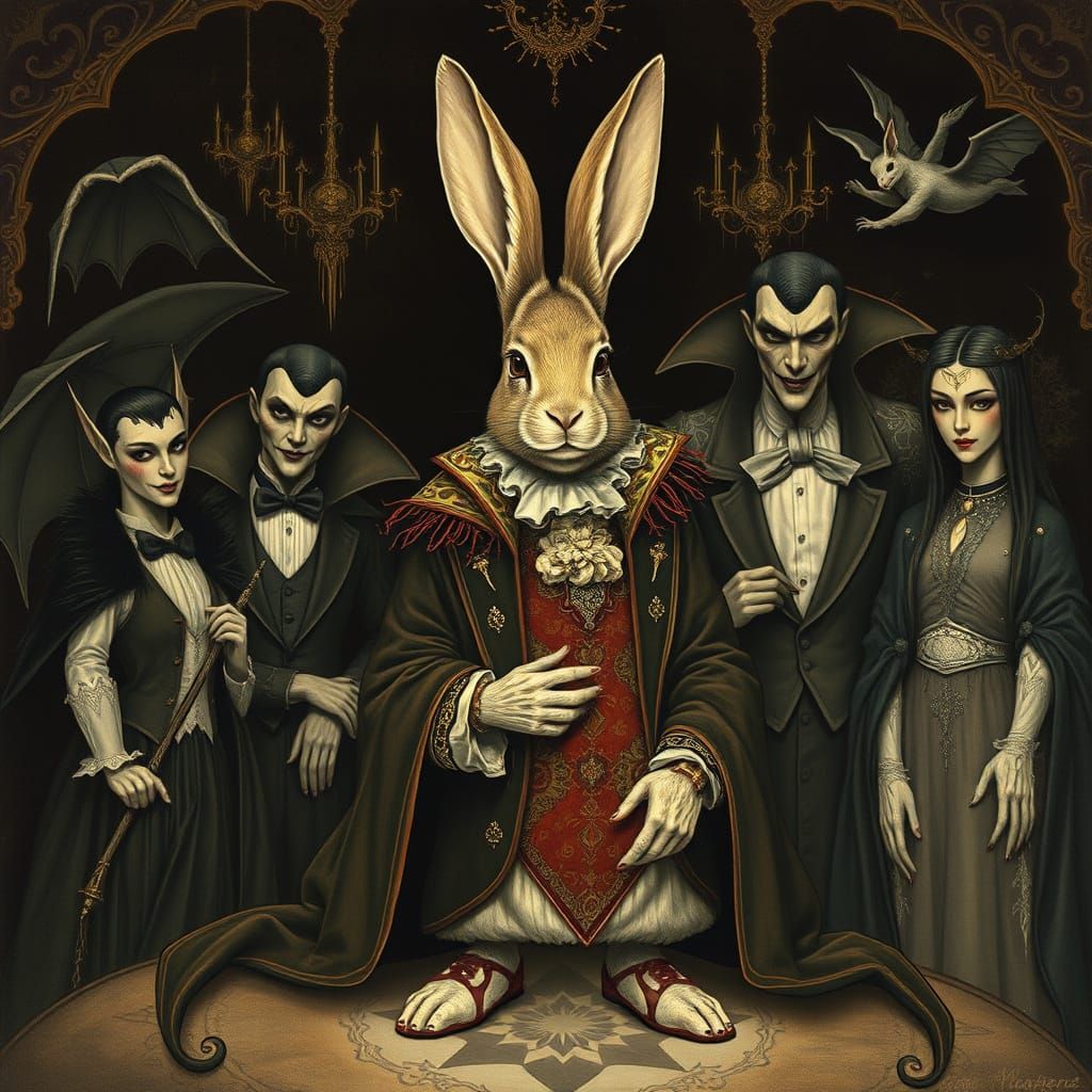 Vain Rabbit and Eloquent Vampires: Expressionist Symbolism