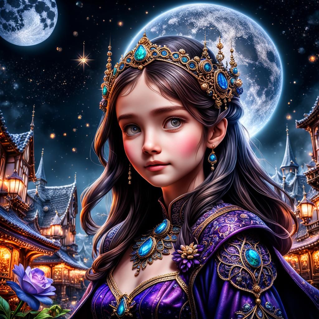 Sparkling Wonders with Intricate Details and Magical Backgro...