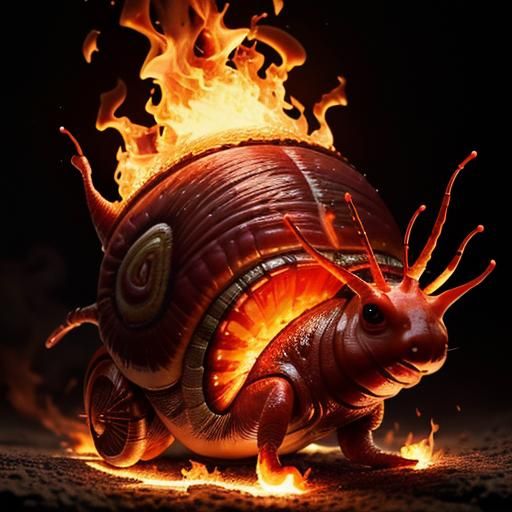 Flaming Snail