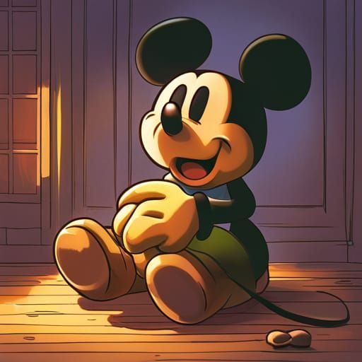 Mickey Mouse Puking: Anime Key Visual