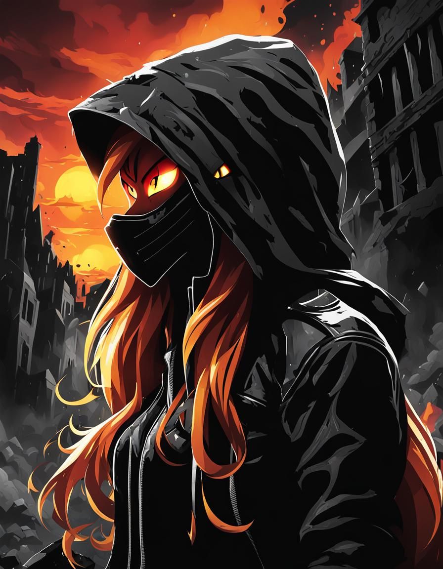Sunset Shimmer in a Dark Magical Underworld