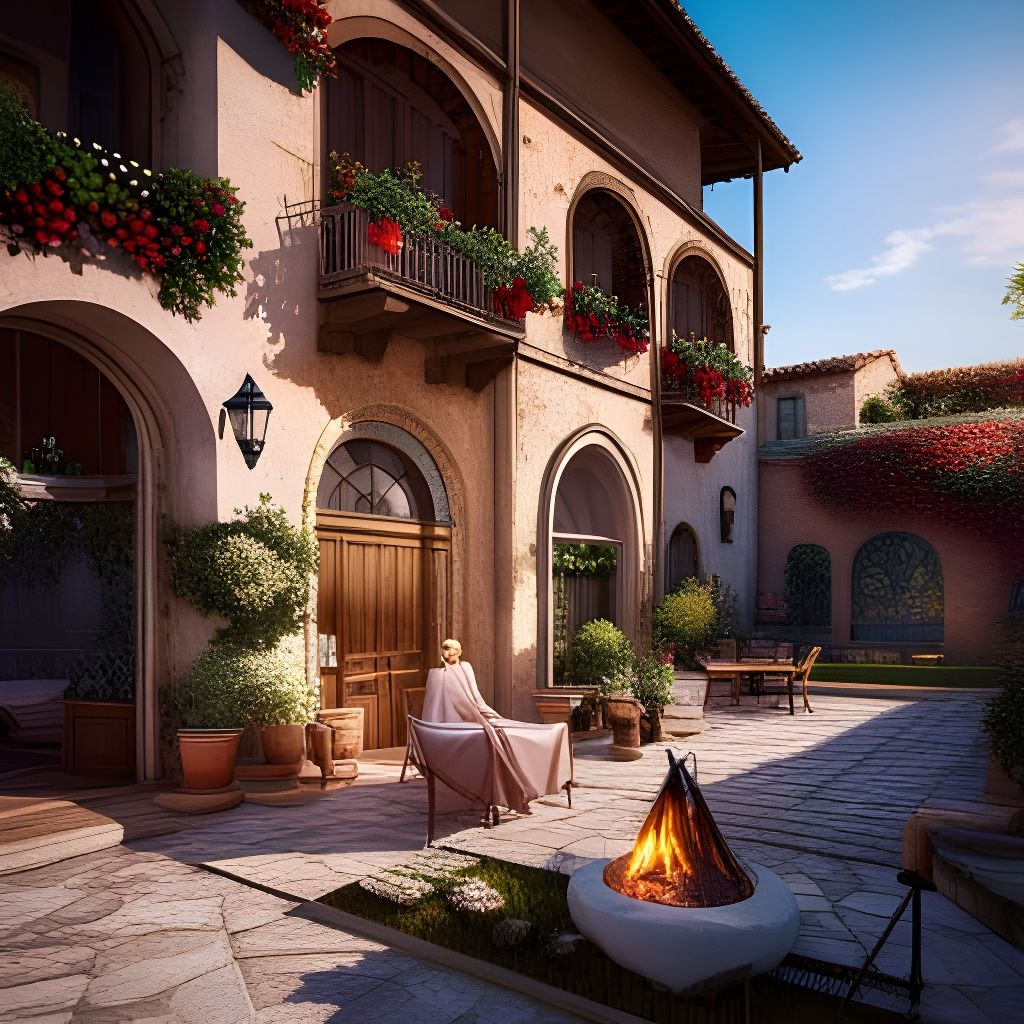 Tuscan Villa: Renaissance Oil Painting in Unreal Engine