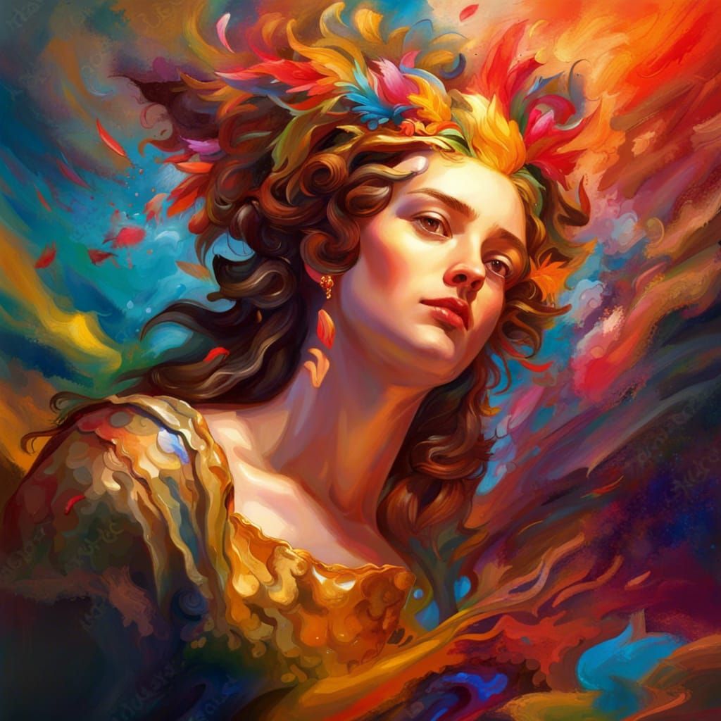 Renaissance Aristocrats in Vibrant Colors