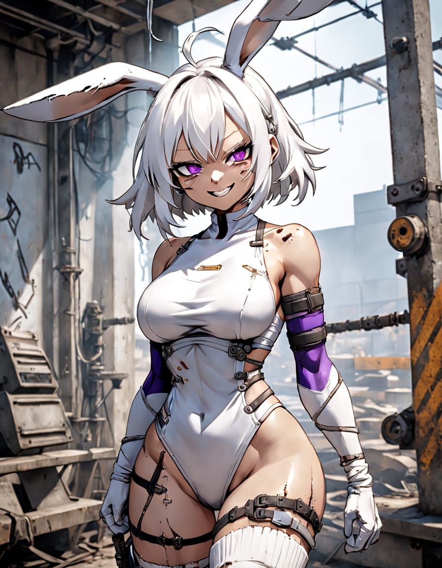 Rabbit Hero Mirko: Biopunk Muscle Woman