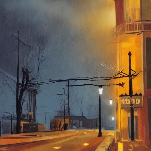 Monstrous Rabbit in Post-Apocalyptic Surrealism