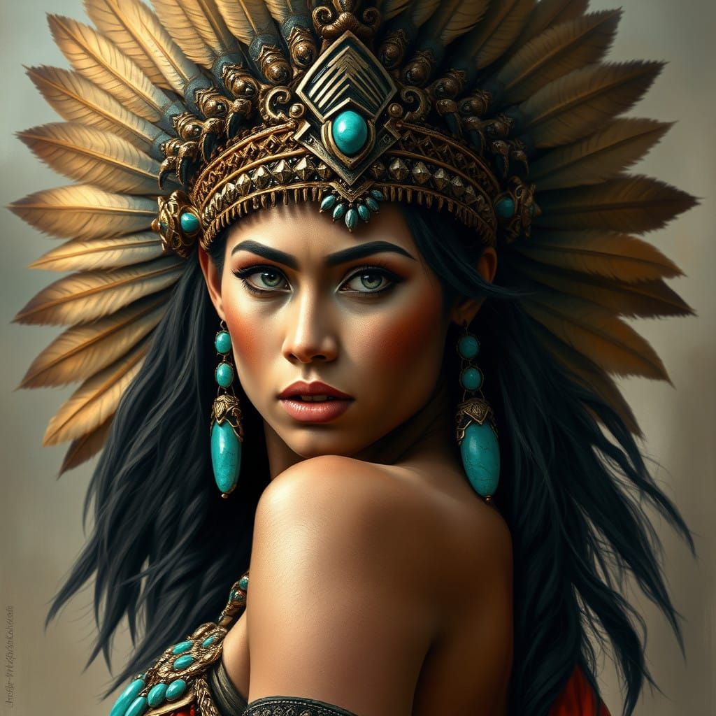 Mayan Warrior Goddess