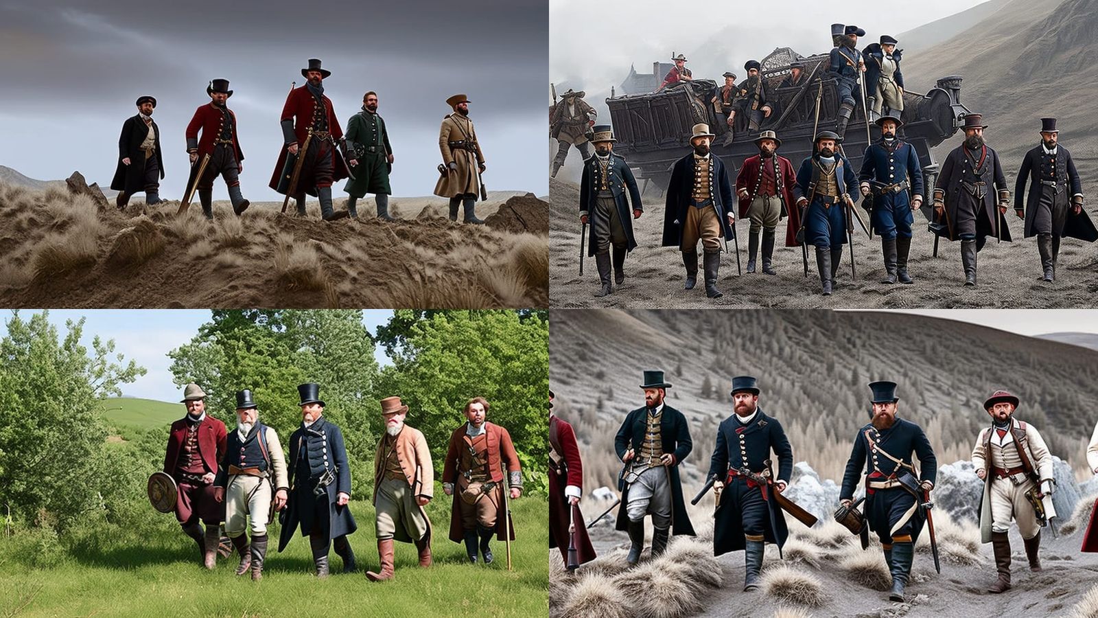 Victorian Adventurers on a Heroic Journey