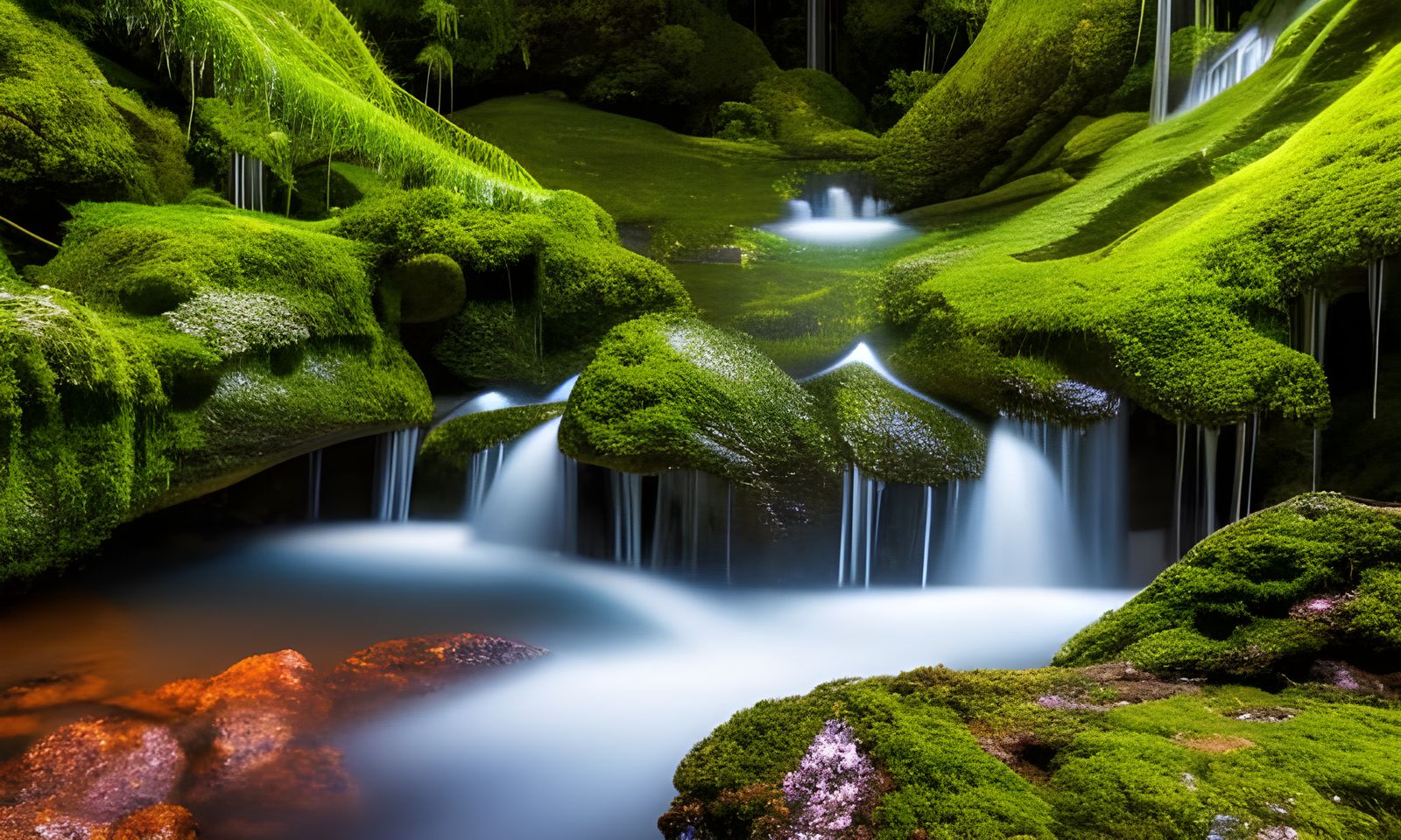 Green Waterfalls