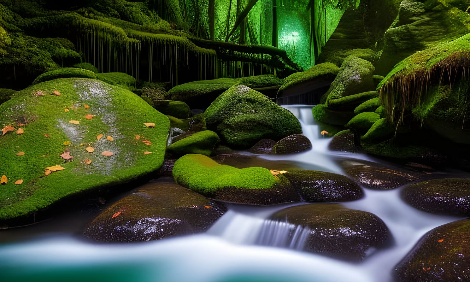 Through a hidden forest