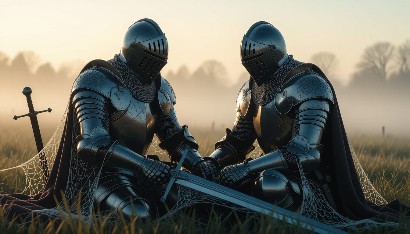 Spiderweb Armor in Ethereal Mist