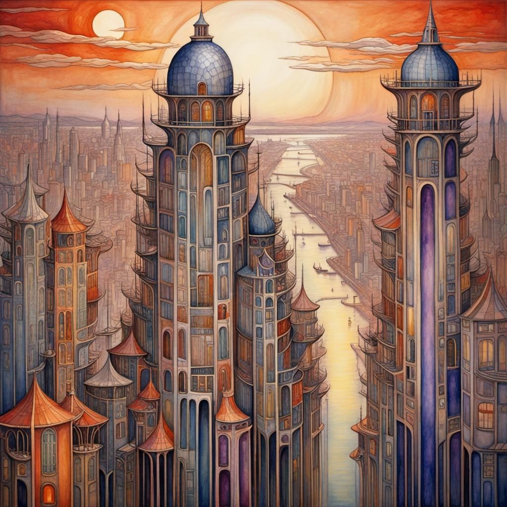 The skyline of my imagination