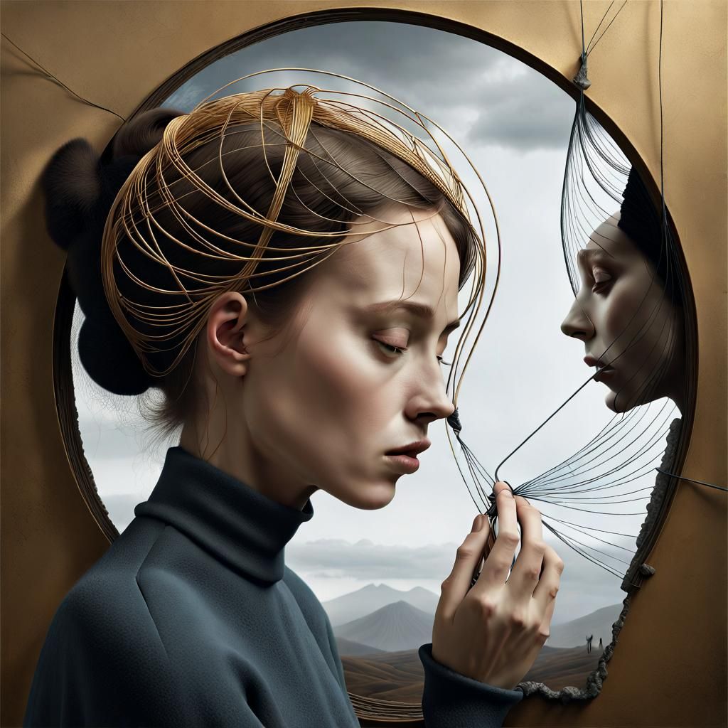 Trapped: A Surreal Fine Art Composition