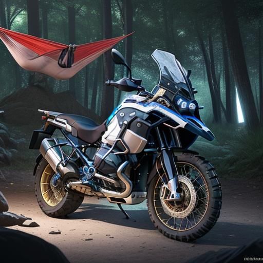 Hammock camping / motorcycle camping