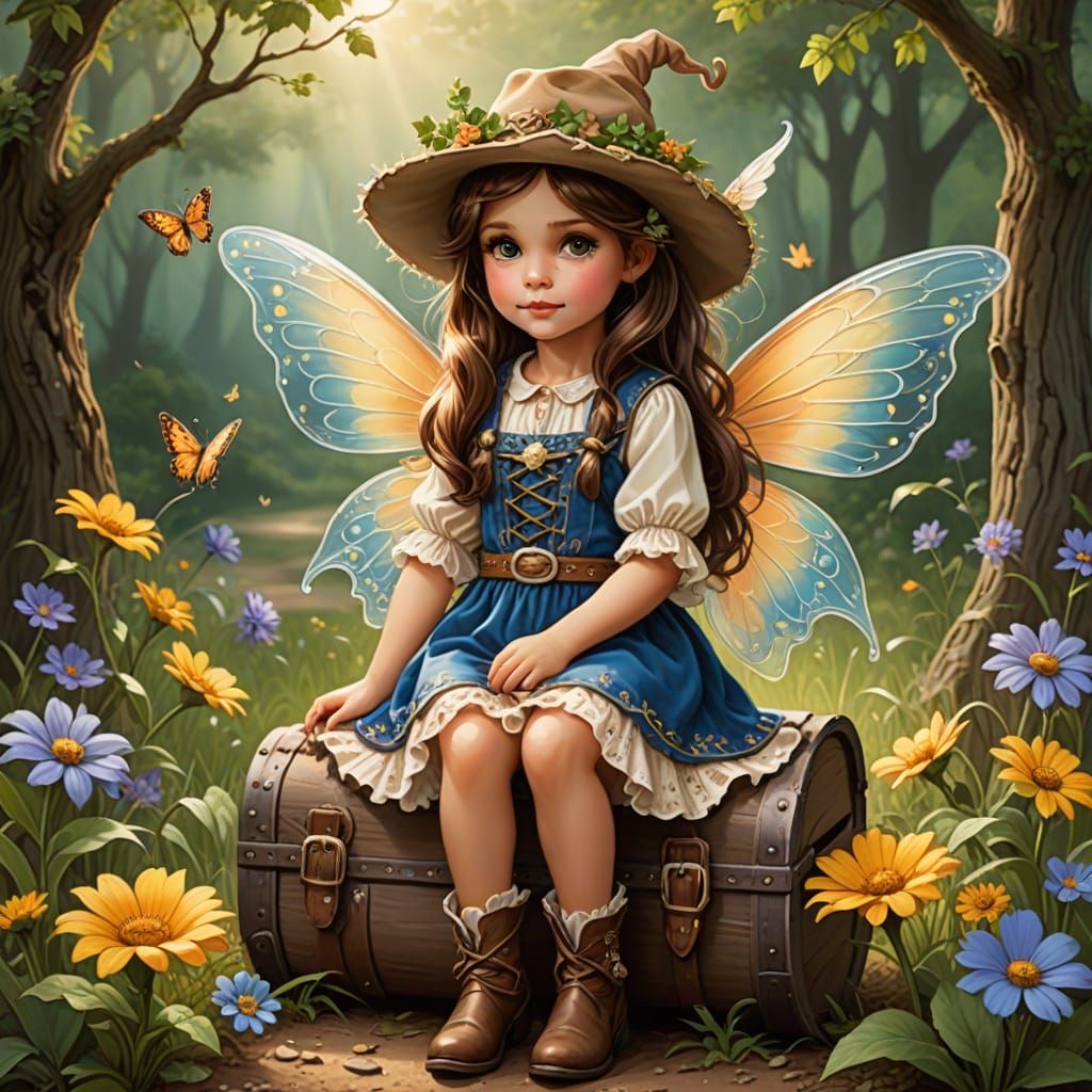 Country and Western Fairy in Miniature