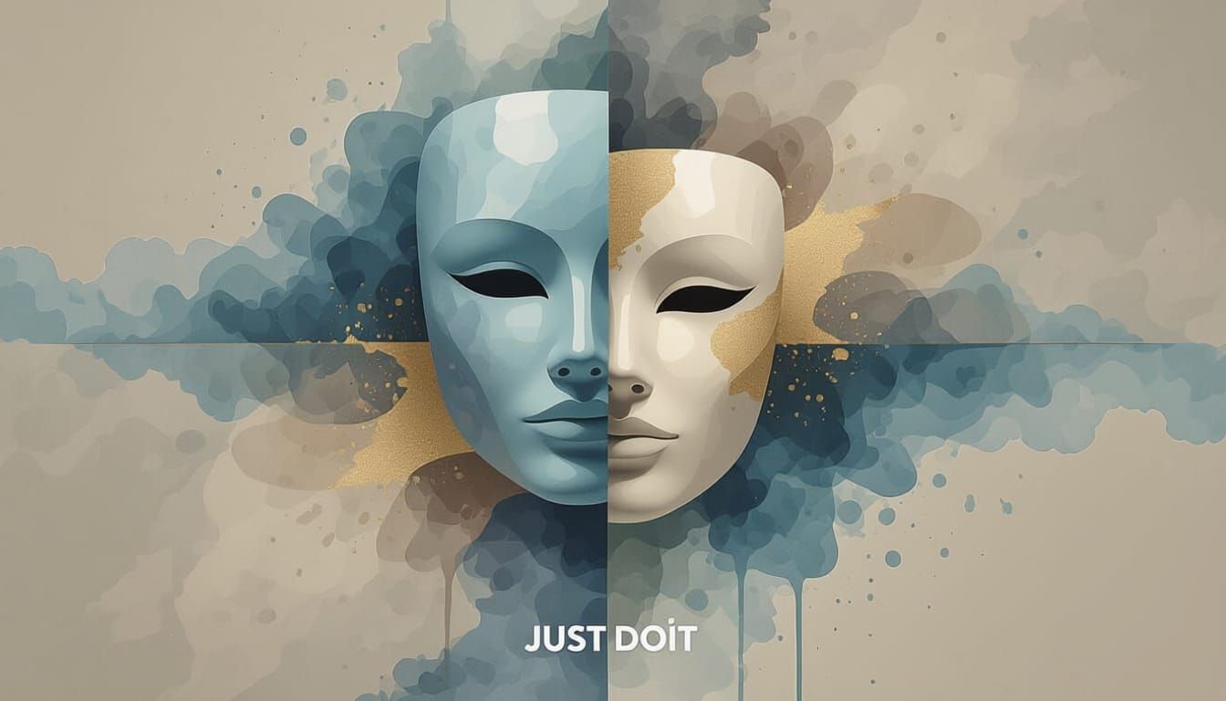 Abstract Duality Background with Hidden Emotions