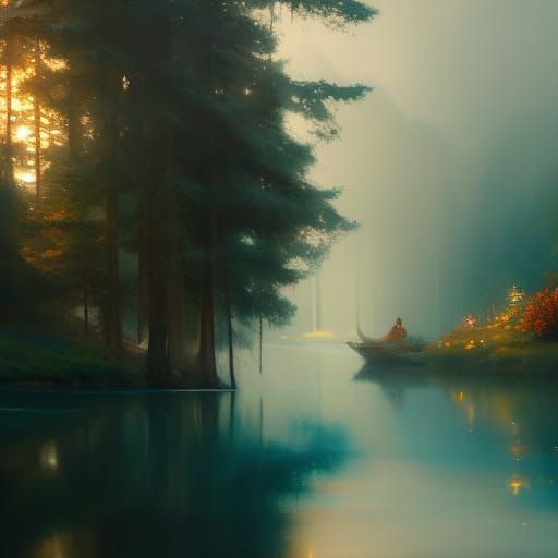 Medieval Monastery in Winter: Photorealistic Digital Art