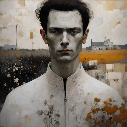 Intense Close-Up Portrait in High Resolution