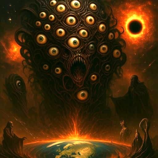 Chaotic Multiverse Invasion by Outer Gods and Azathoth