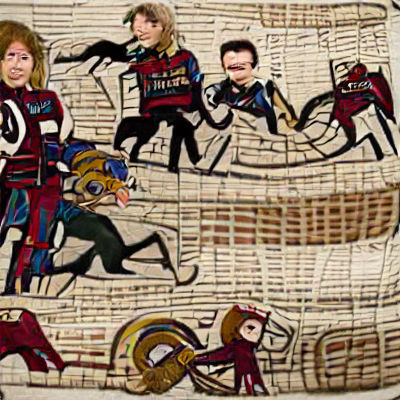 The Avengers Reimagined as Bayeux Tapestry