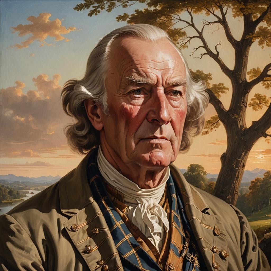 Colonial American Portrait of Scottish Man