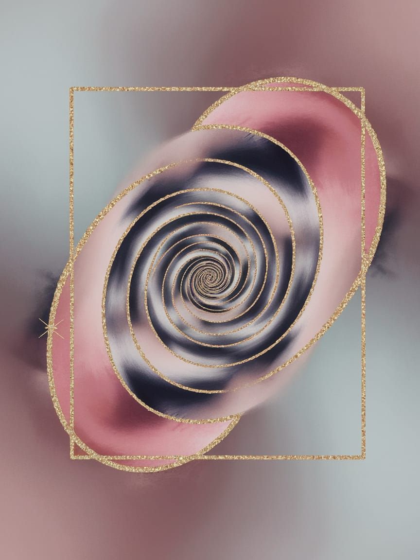 Abstract Spiral Mandala