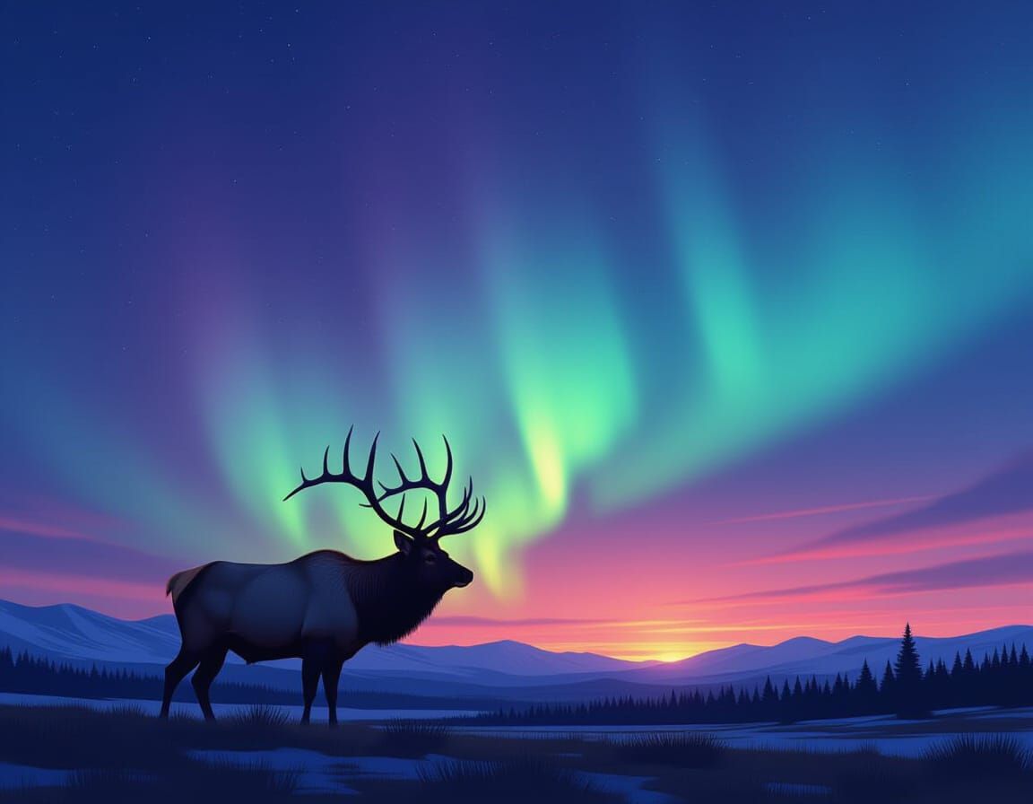 aurora twilight elk