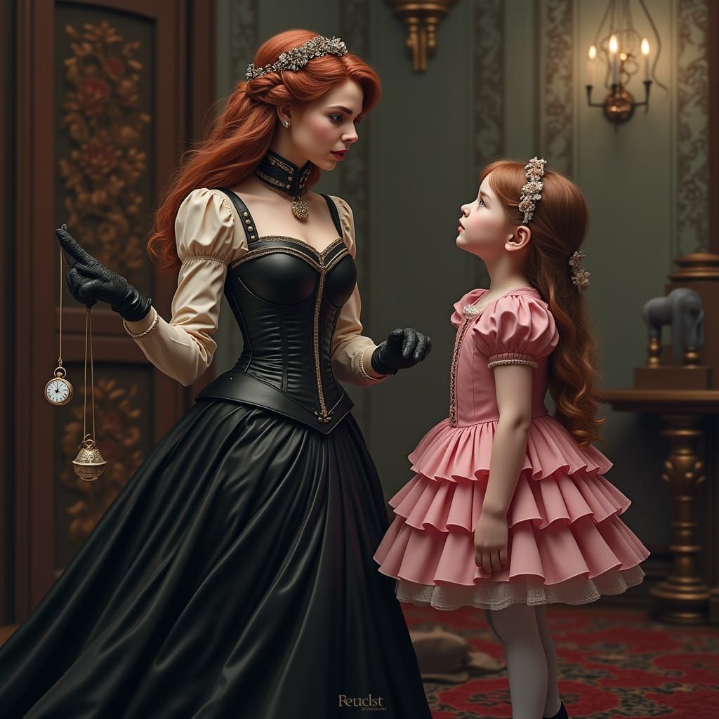 Victorian-Era Fantasy - Mystical Hypnosis Scene