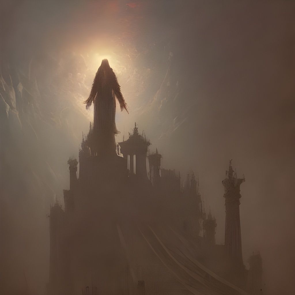 Colorful Horror Scene Inspired by Gustave Doré