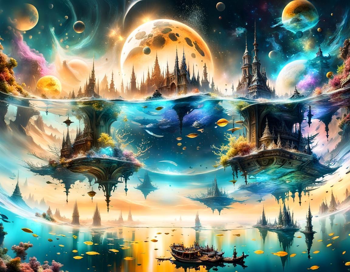 An Upside-Down Galactic World