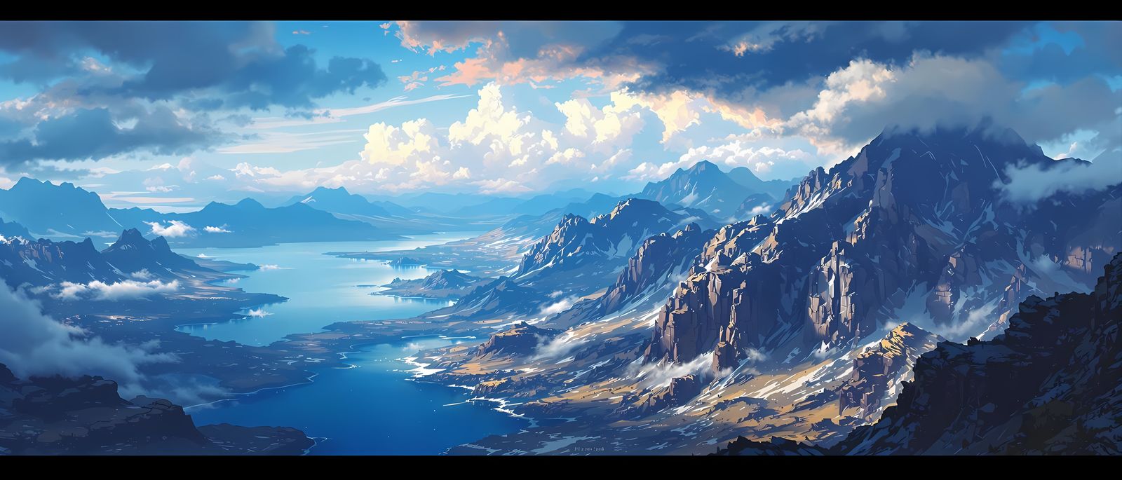 Mountain Majesty in Dramatic Light