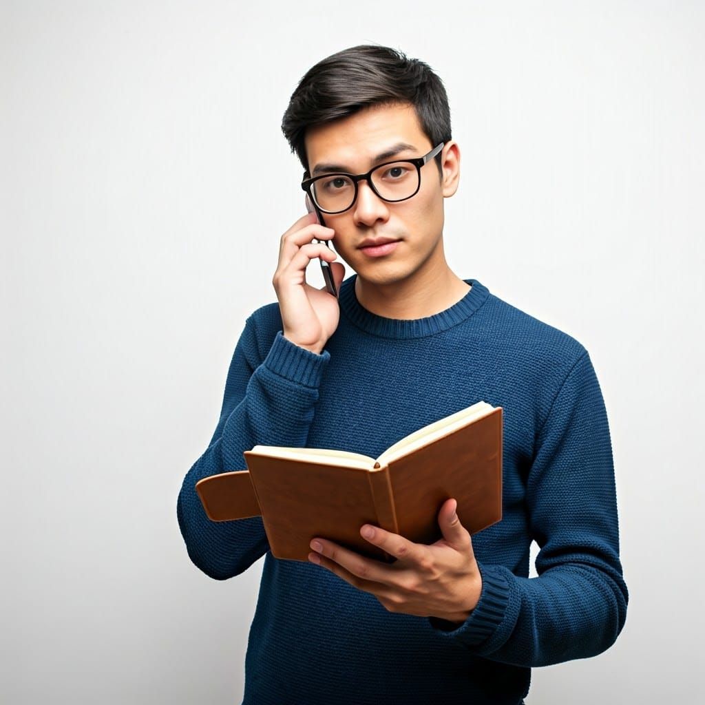 Elegant Influencer in Natural Setting