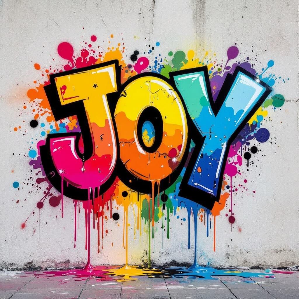 Vibrant Graffiti Art: Joyful Resistance