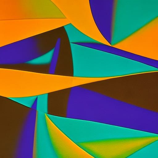 Abstract World of Peace in Complementary Colors