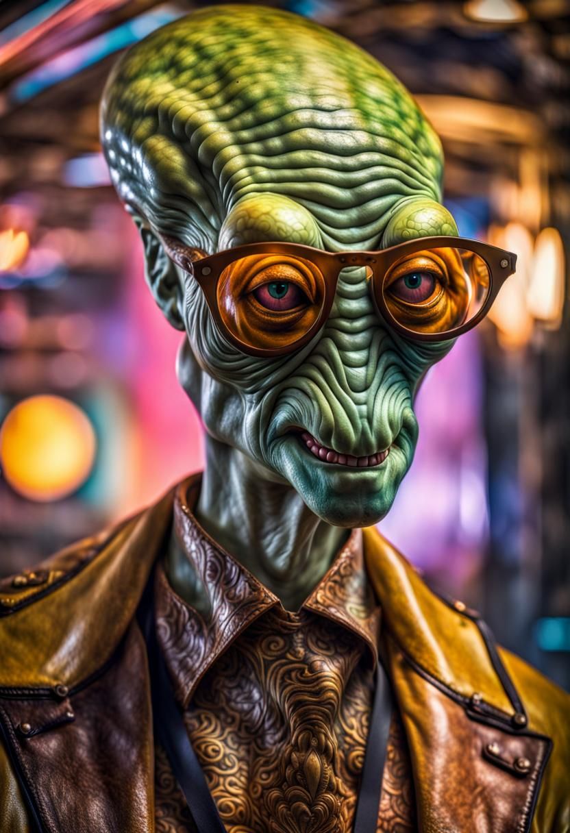 Extravagant Alien Characters in a Cosmic Dreamscape